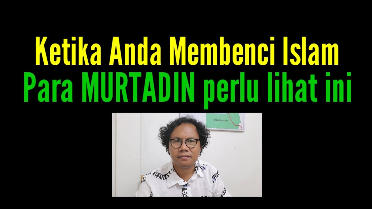 Dengarkan warta ini Ketika kamu tidak suka ISLAM ... Rm. Aba MSC