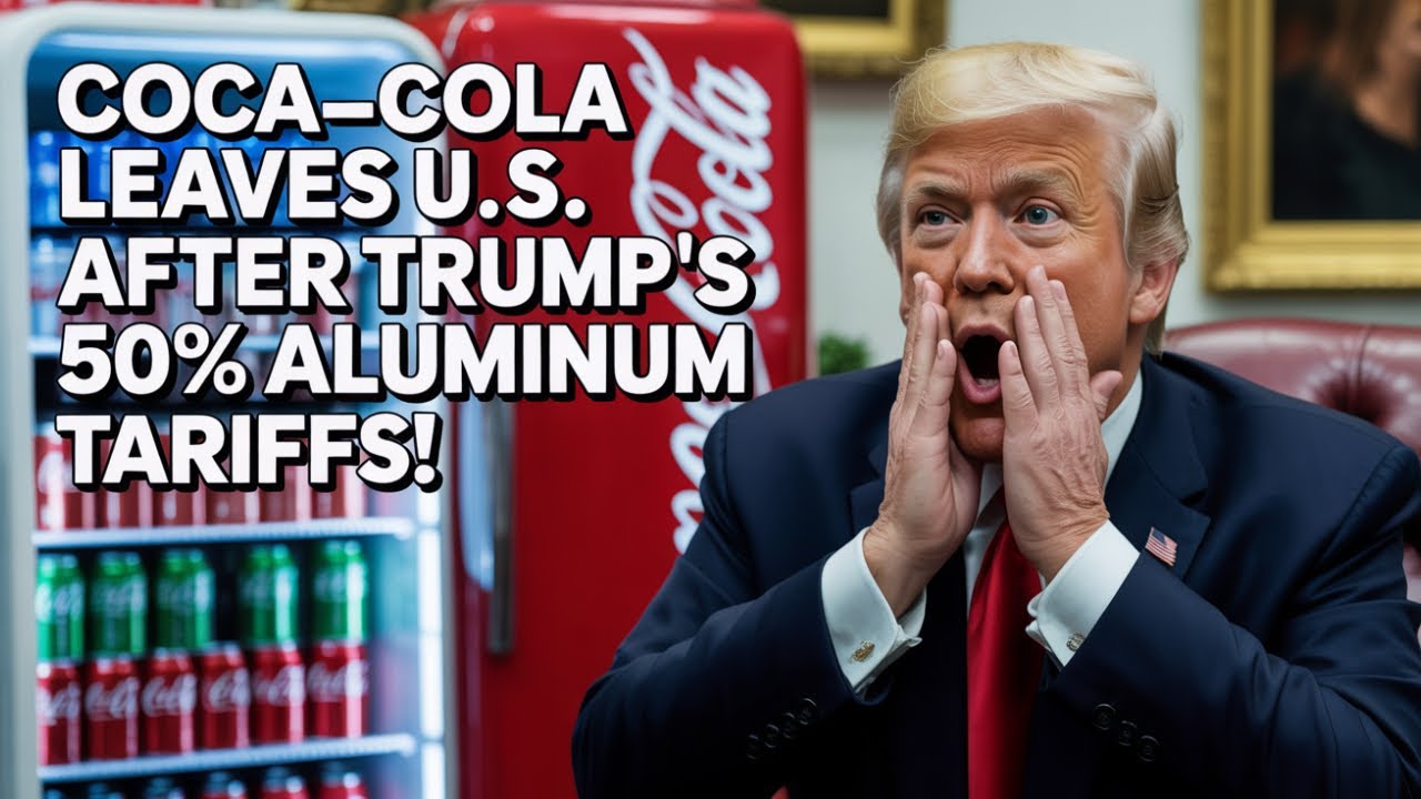 Coca-Cola наносит ответный удар: 50%-ные пошлины на алюминий могут вынудить компанию уйти из США!