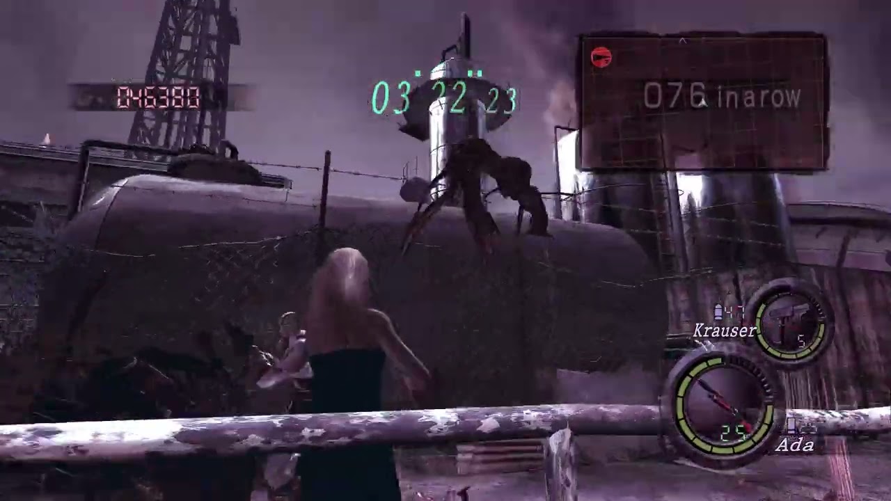 RE5 Irving Boat Dock modded Mercenaries ~ Allyson Boss & Kratos ~ Mercs ReCreated