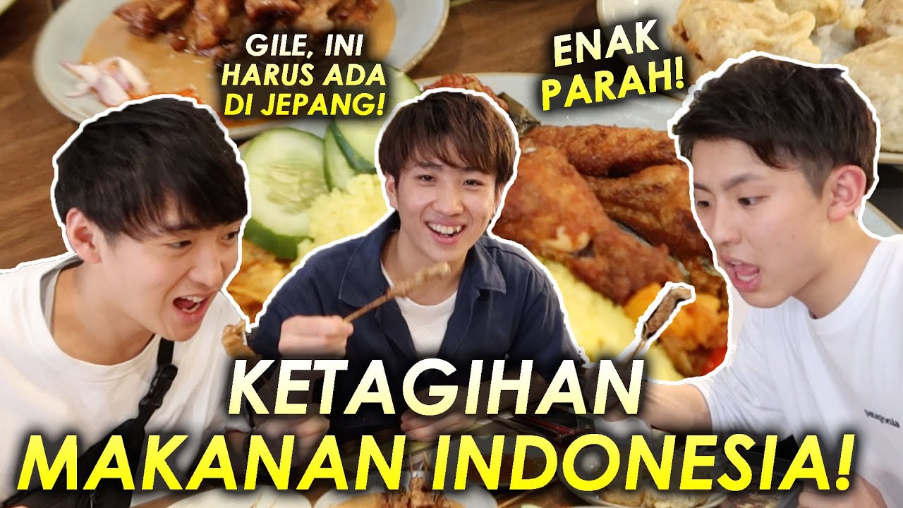 WASEDA BOYS COBA MAKANAN INDONESIA, LANGSUNG KETAGIHAN!