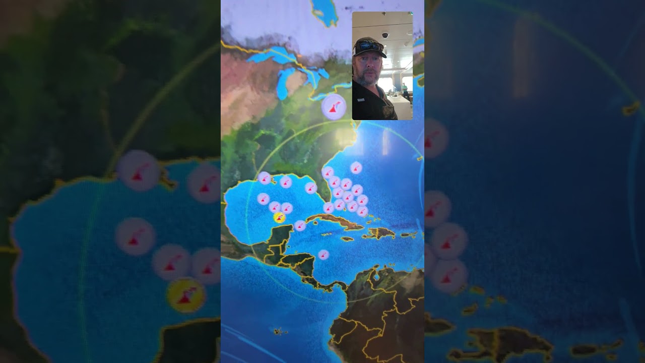 An Interactive Map with Carnivals North American Fleet 