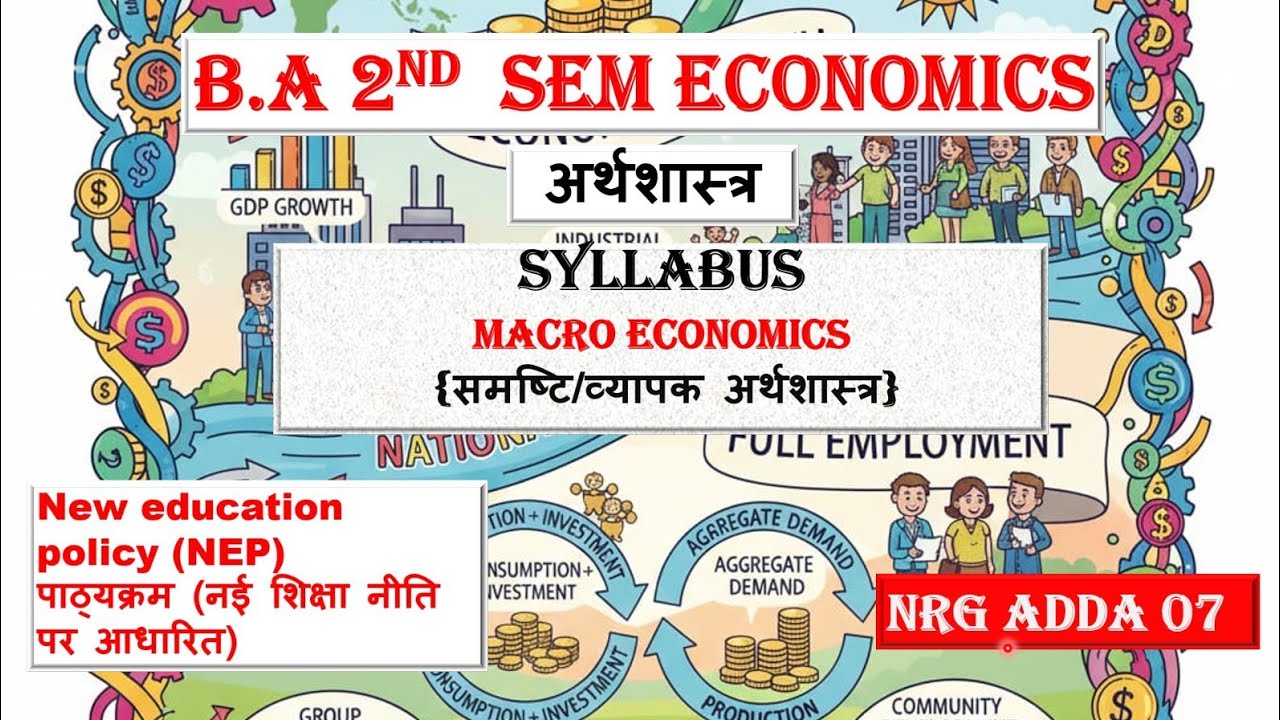 Macro Economics BA 2nd semester syllabus of ccs university Nep l #ccsu #macroeconomics #ccsu #nep 