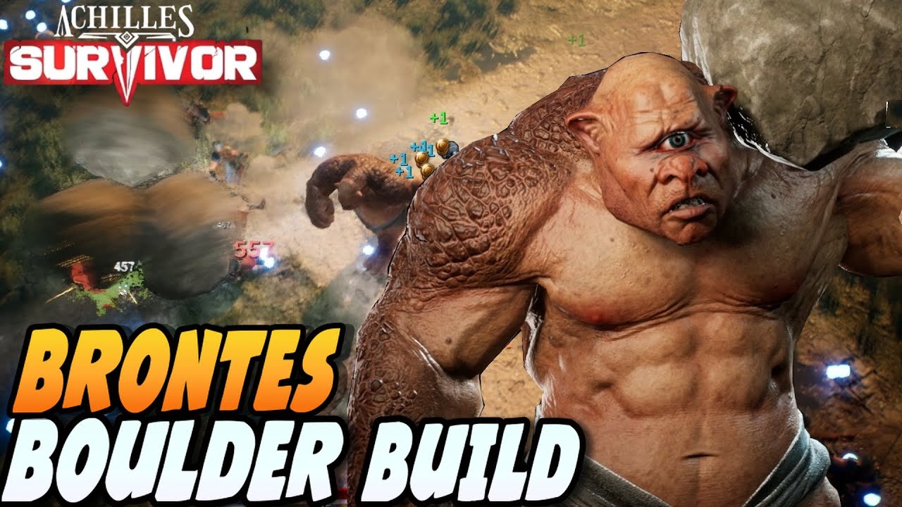 Flattening Everything With Brontes and His Giant Boulders | Achilles Survivor