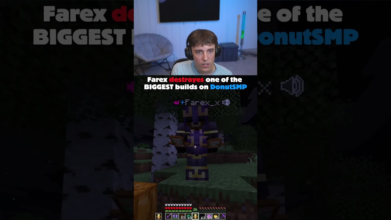 Farex destroyed the BIGGEST build on DonutSMP!😱