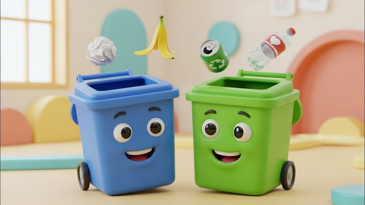 Good Habits for Kids 🌱 | No Littering Song | 3D Cartoon Animation
