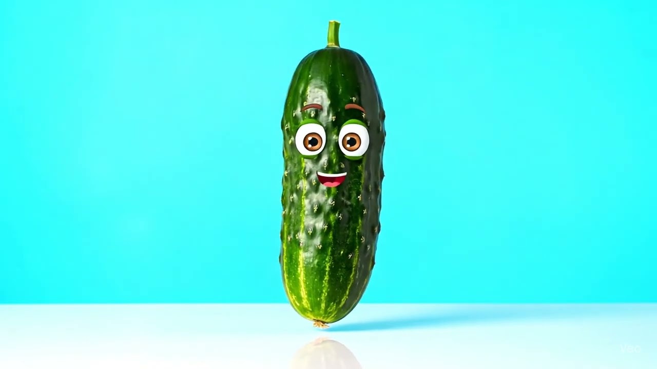 Dans Edemeyen Salatalık 😁🥒/ Salatalık Animasyonu🥒/ Eğitici &Ccedil;ocuk Şarkısı 🥗