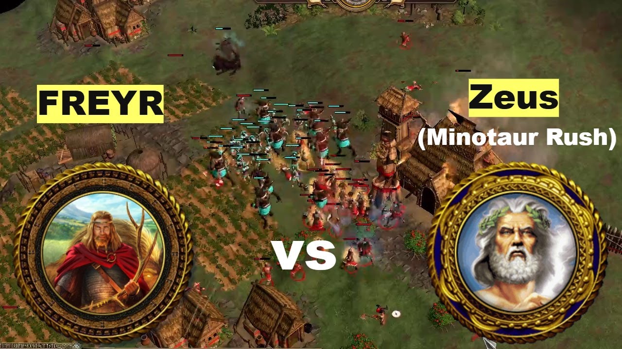 Freyr vs Zeus | 1300 Rating | 1v1 Ranked | Age of Mythology Retold