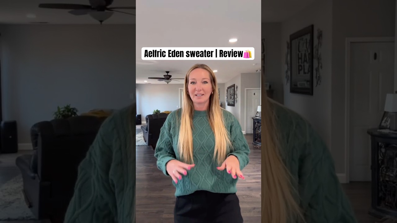 Amazon Fall Fashion | Aelfric Eden Oversized Cable Knit Sweater