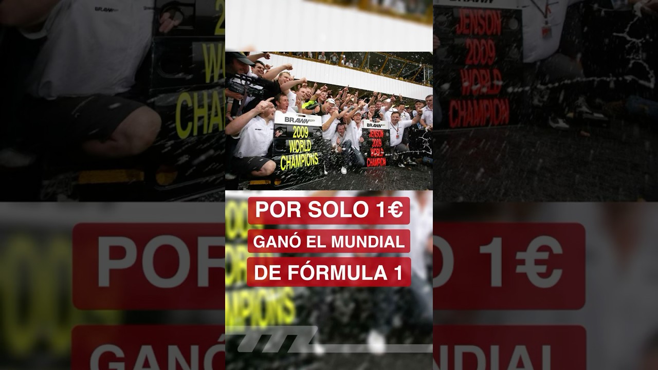Compr&oacute; un equipo de F1 por 1 euro y gan&oacute; el mundial. Este es la historia de Brawn GP #f1 #formula1