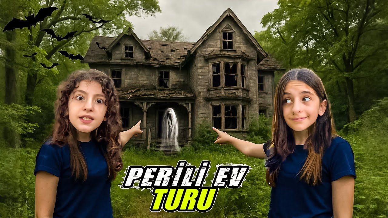 ESMANUR VE ELİF'LE TERKEDİLMİŞ PERİLİ EV TURU!!