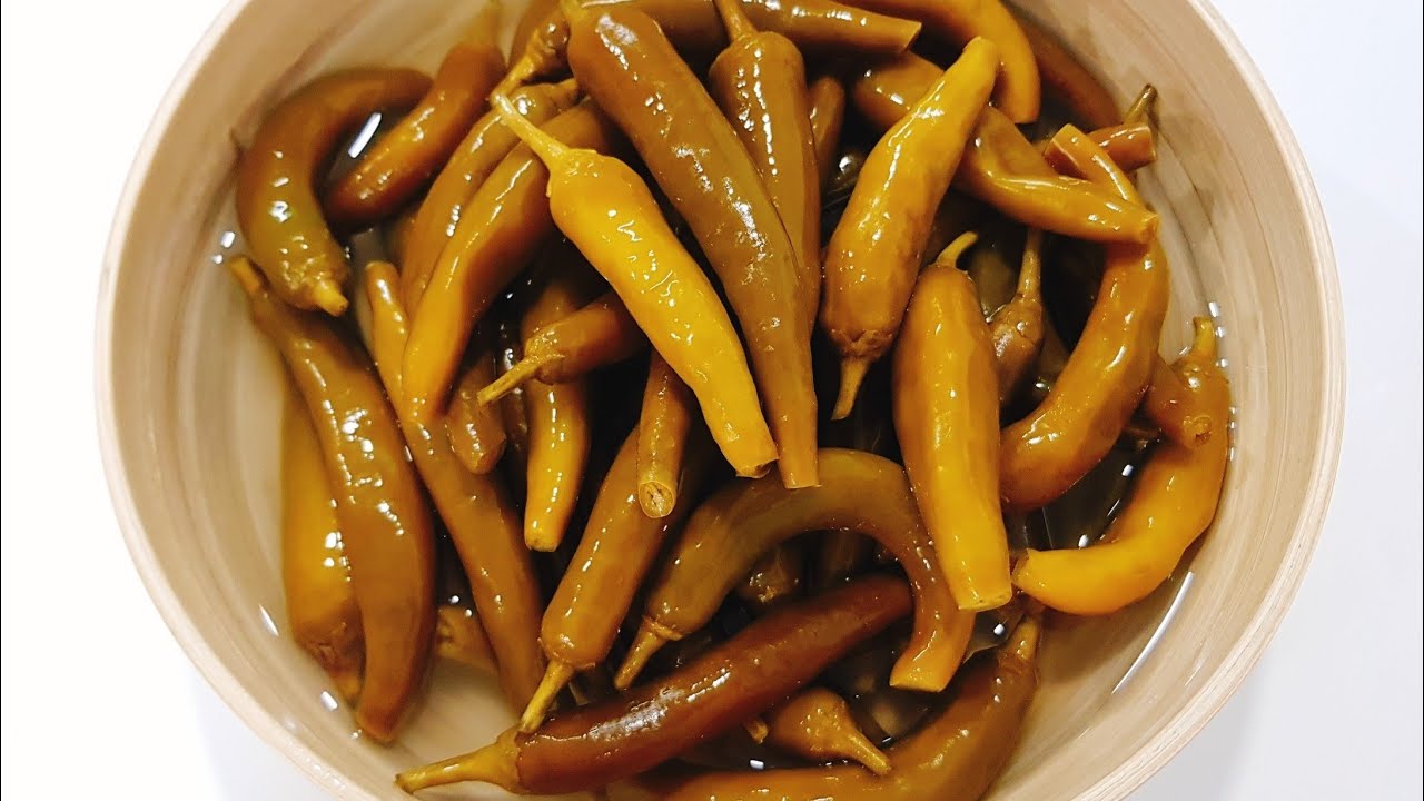 고추삭히기/소금물 끓여서 붓지 마세요! 짜지 않고 골마지 안 껴요 1년 지나도 아삭💚