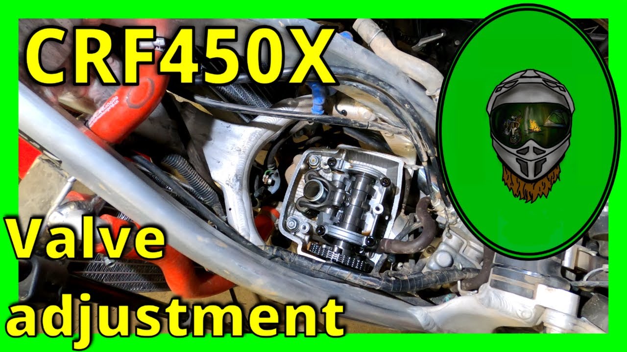 2004-2016 + CRF450X (R,L) valve check and adjustment