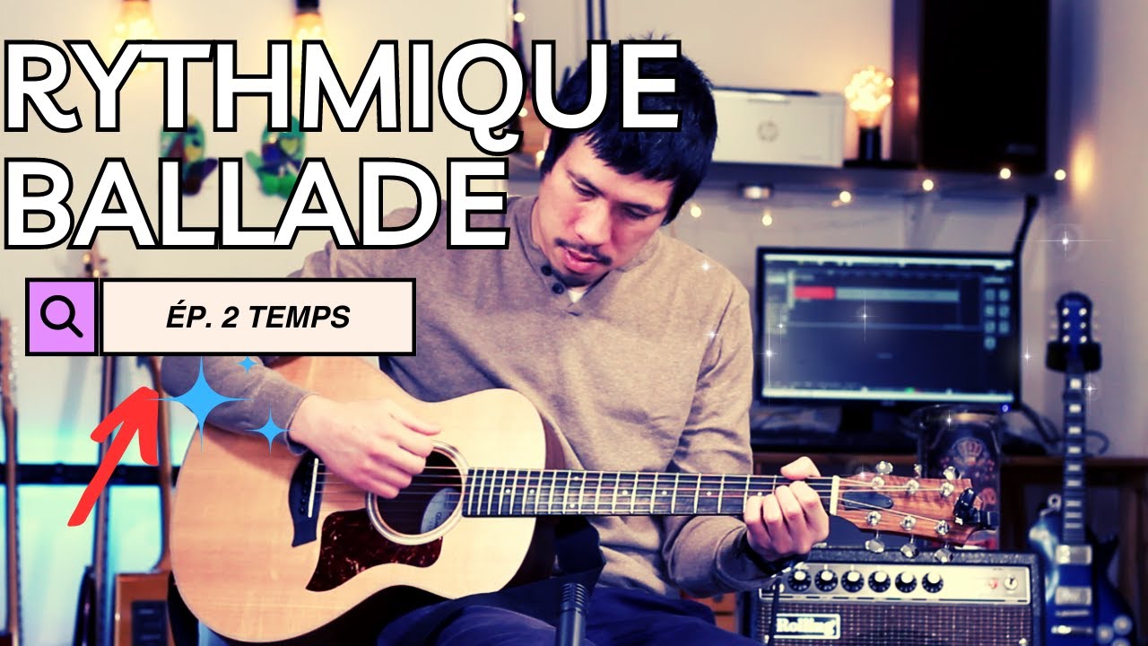 Comment enchaîner 2 accords sans s'arrêter sur la rythmique Ballade (petite astuce) !