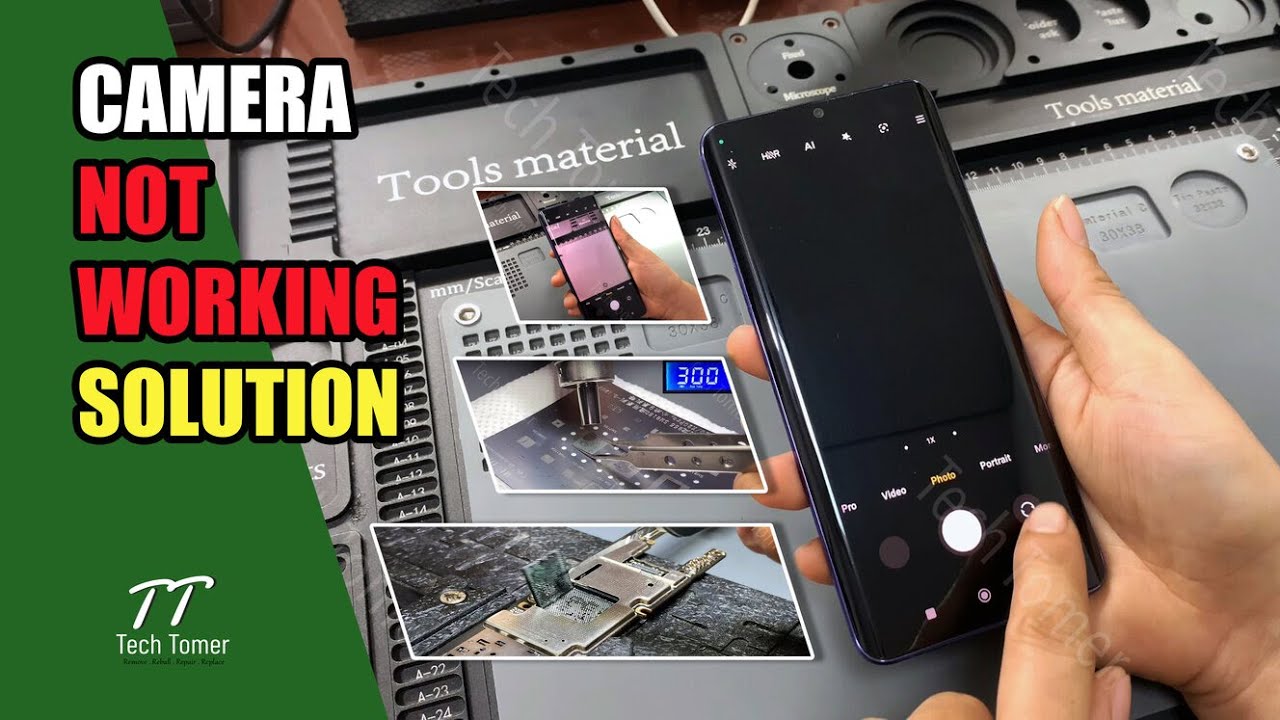 Xiaomi MI Note 10 Lite Camera Not Working - CPU Reball Tutorial | Tech Tomer