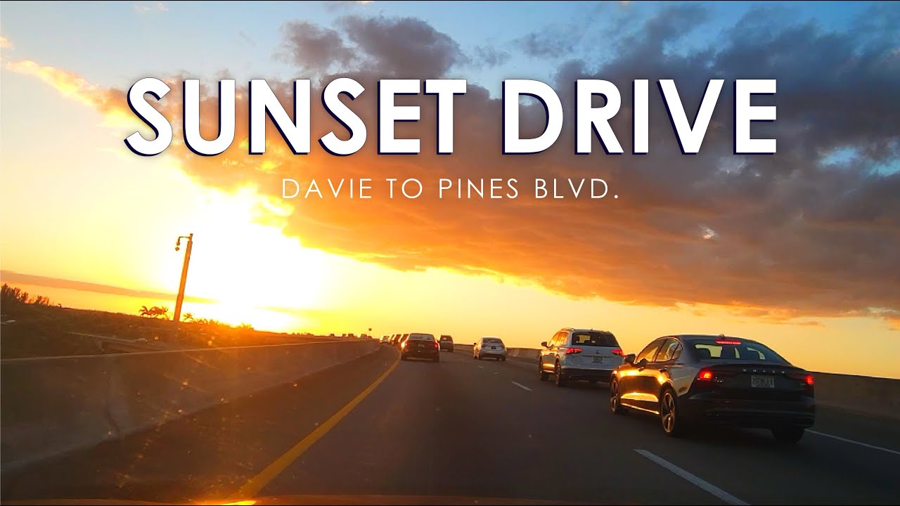 Soothing Sunset Drive, I-595 Expy Florida