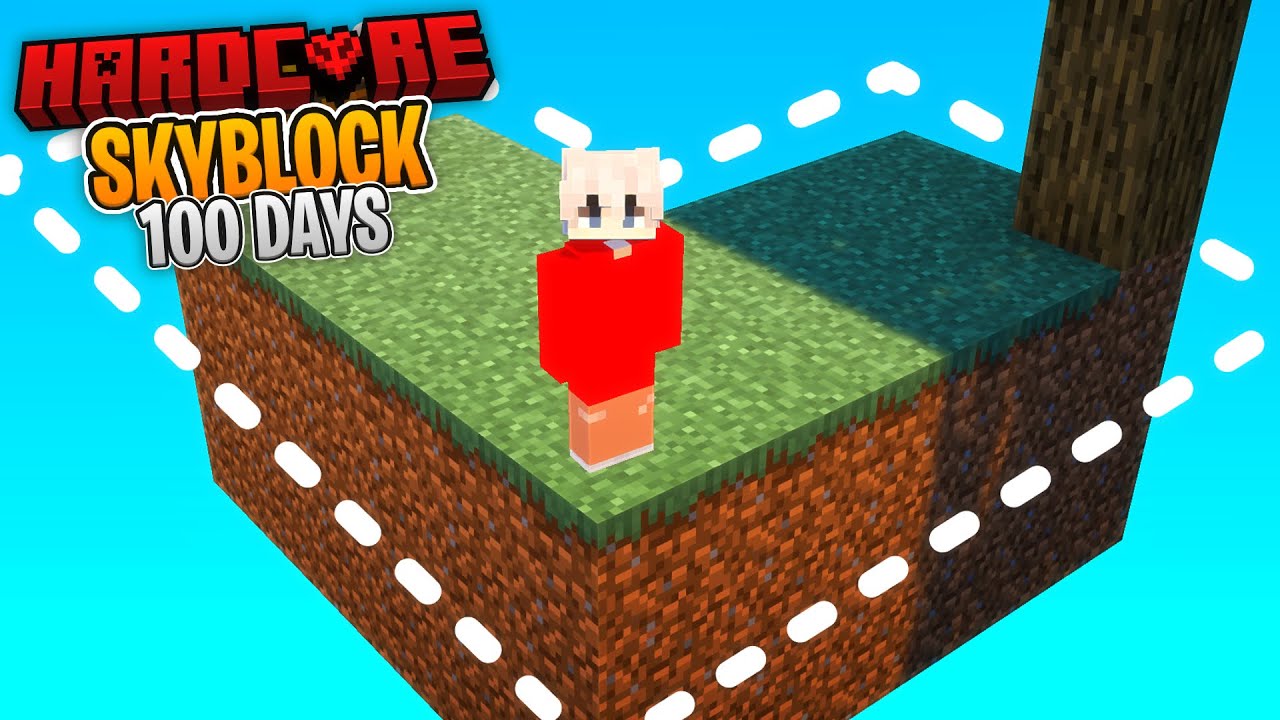 I Survived 100 Days of SKYBLOCK in Minecraft Hardcore