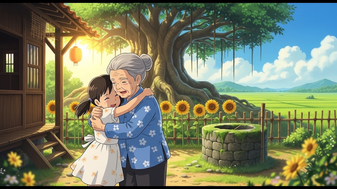 Summer Memories with Grandma & Grandpa 🍉 A Healing Countryside Story | Ghibli Aesthetic Video