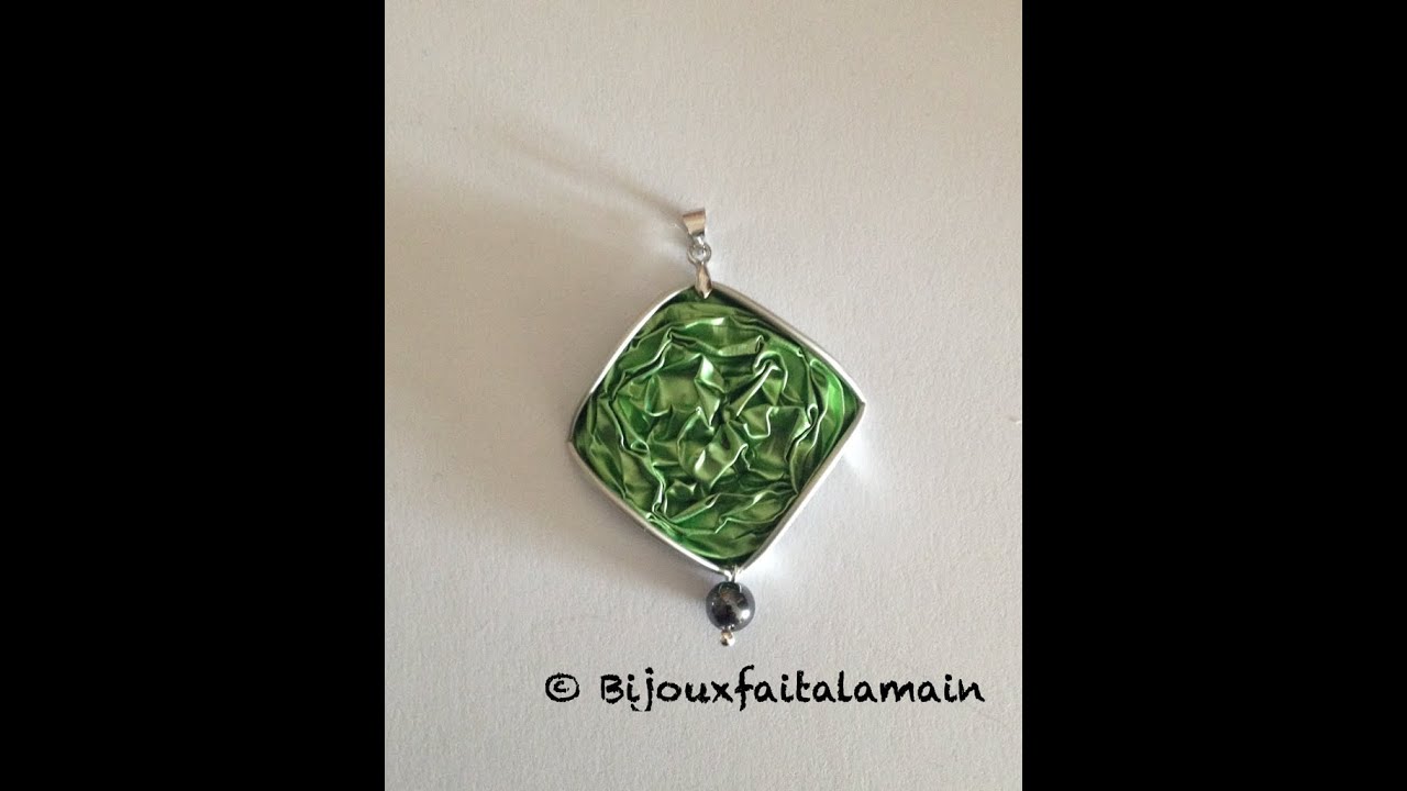 DIY Coffee pod: Comment faire un pendentif carré . How to make a square Nespresso pendant.