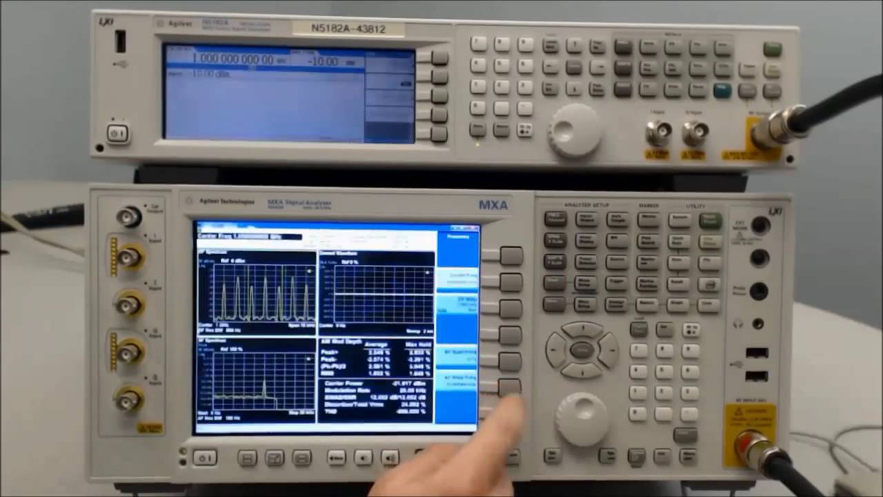 How do I measure FM or PM deviation and rate on my signal analyzer?