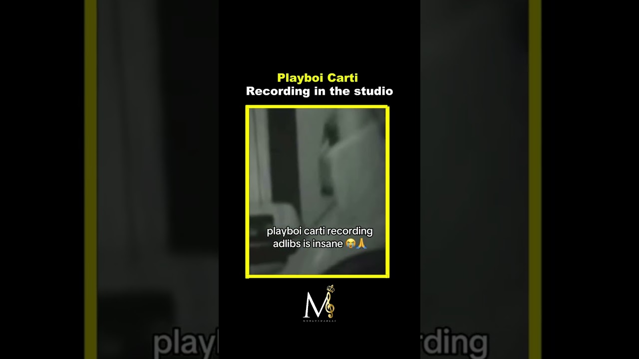 Playboi Carti записывается в студии #moneondabeat #musicproduction #music #beatmaking #hiphop