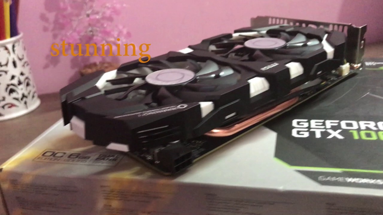 MSI GTX 1060 OC edition ,UNBOXING & SETUP