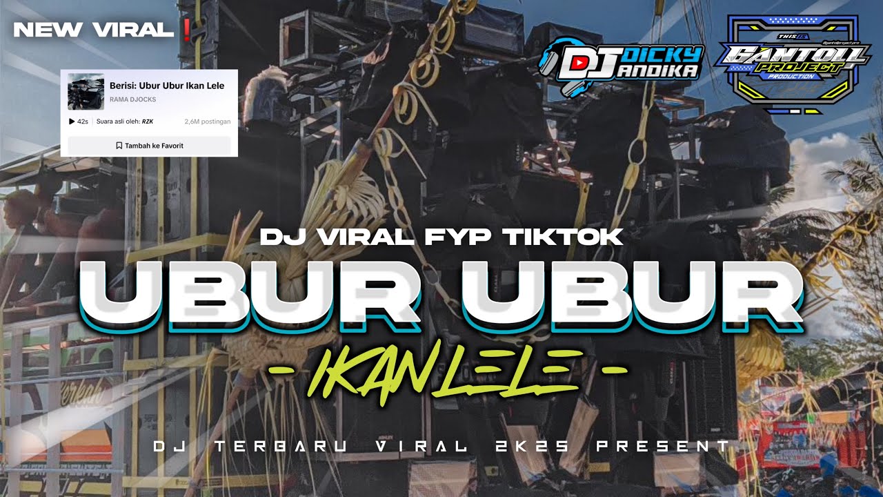 DJ UBUR UBUR IKAN LELE ‼️ PARTY THAILAND STYLE ‼️ VIRAL TIKTOK TERBARU 2025