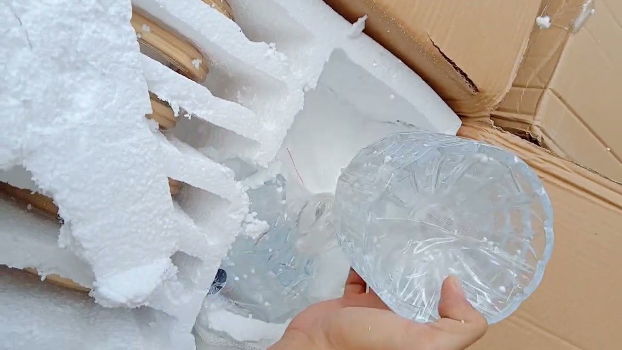 Unboxing lampu kristal 4 set 