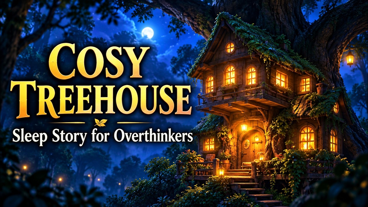 Stop Overthinking Before Bedtime: The Cosy Treehouse in the Forest | Fall Asleep Fast