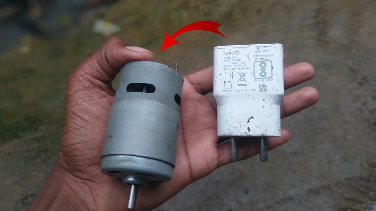 मोबाइल चार्जर से 12v मोटर कैसे चलाएं | How to run 12v motor in mobile charger | एक बच्चा भी कर लेगा
