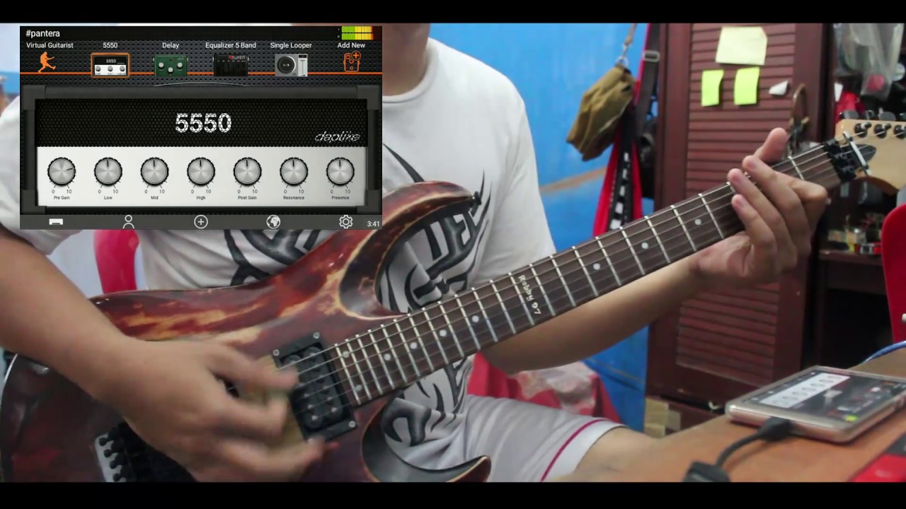 Preset Efek Gitar Android Andrig Deplike Metal - Pantera - USB Guitar Link