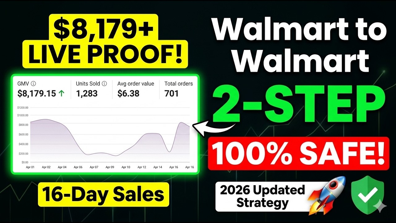 Walmart to Walmart 2-Step Dropshipping: 100% Account Safe Method 2026 (Bangla)