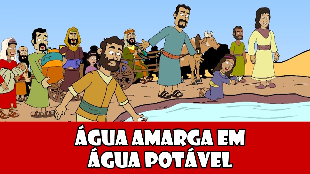 DESENHOS BÍBLICOS - ÁGUA AMARGA EM ÁGUA POTÁVEL