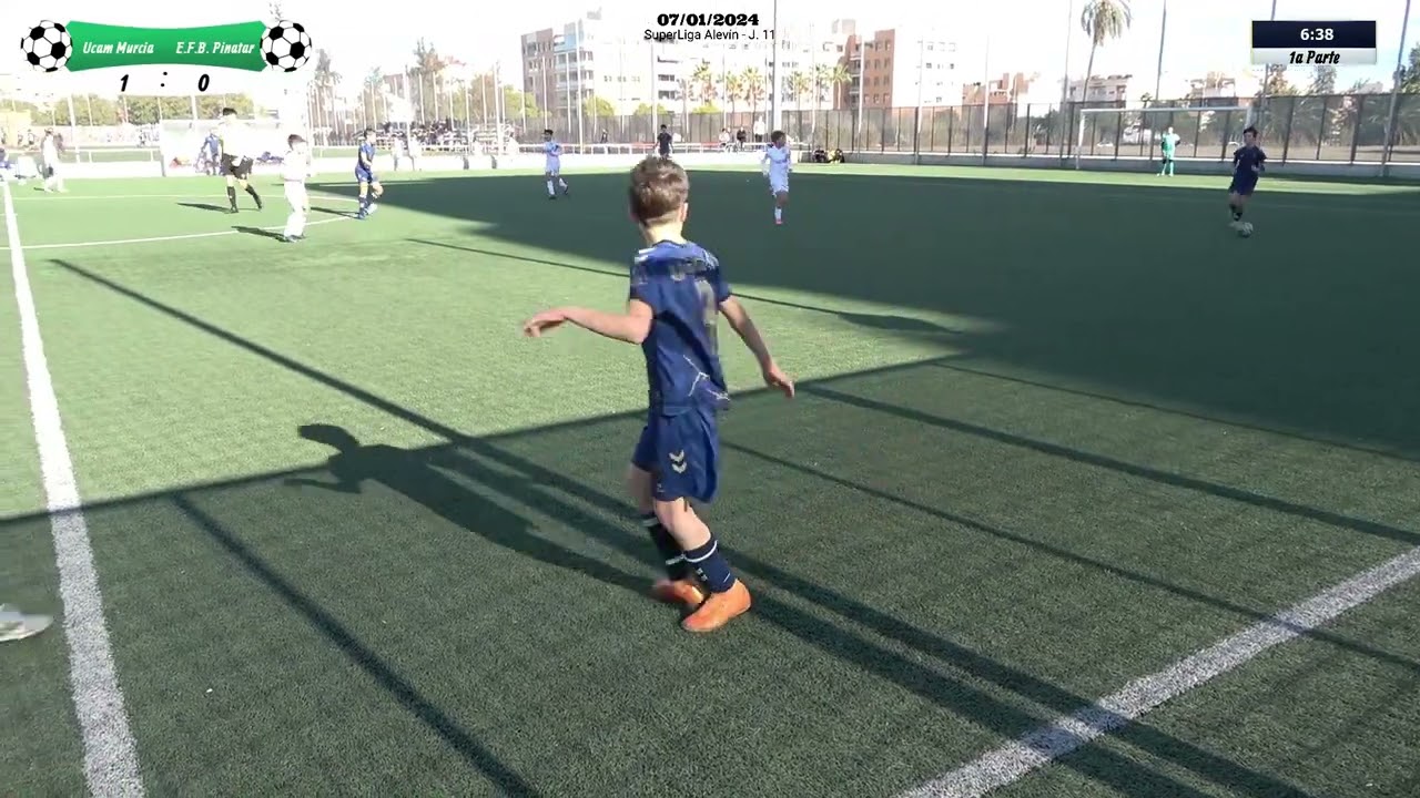 Alevín Superliga (J.11) 2024-01-07 Ucam (5) - E.F.B. Pinatar (0) - 1a Parte