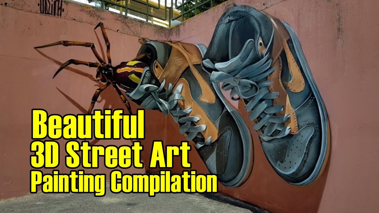 Beautiful 3D Street Art Painting Compilation