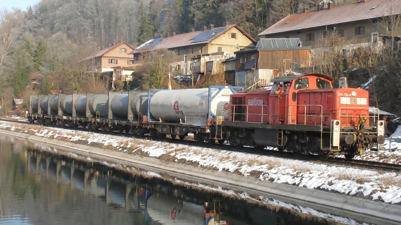 Der Flaschenzug auf der Traun-Alz-Bahn, täglicher Güterverkehr nach Trostberg - Köf beim Lindewerk