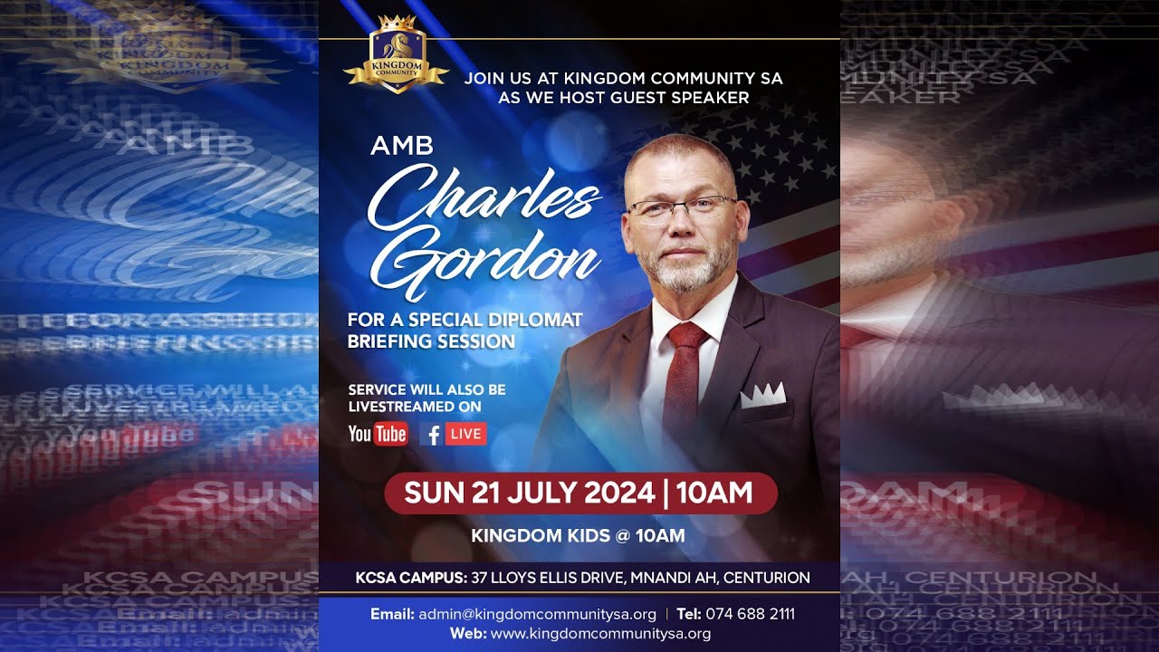 Diplomat briefing with a special guest Amb Charles Gordon - 21 July 2024