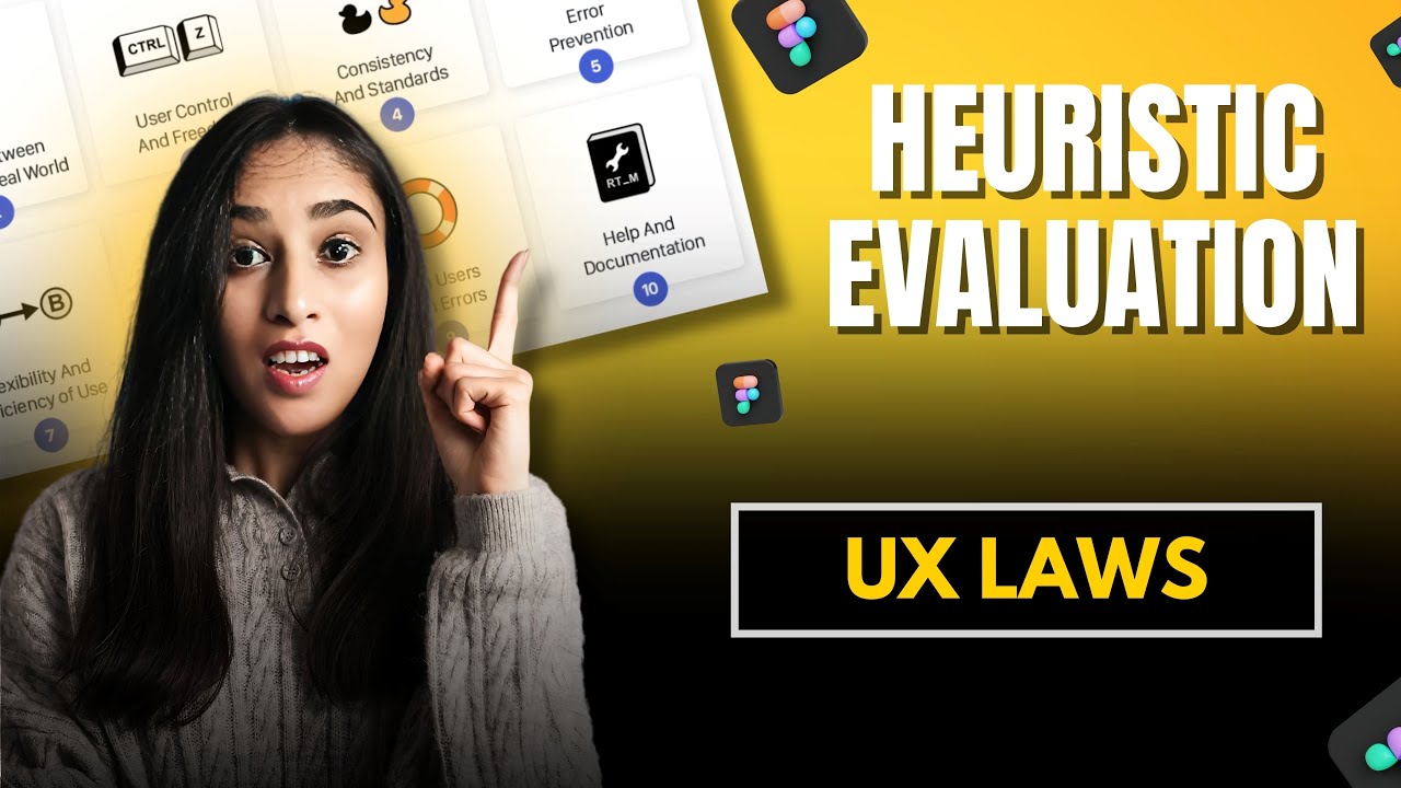 Learn Heuristic Evaluation & UX Laws by using @Figma