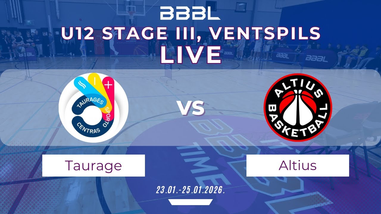 TalTech Altius/Magma 2014 vs Taurages SC 2014 | BBBL U12 | Stage III