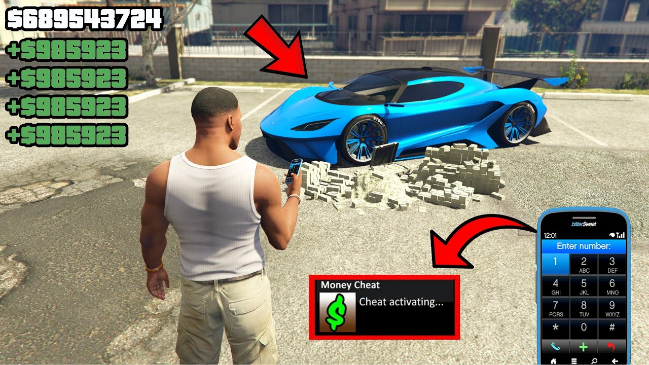 GTA 5 - All New Secret Phone Cheats! (Money Cheat, Supercar Cheat & More)