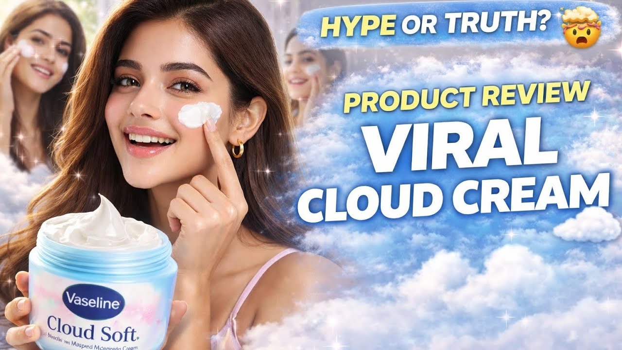 This Cloud Cream Is Everywhere! Vaseline Cloud Soft Review