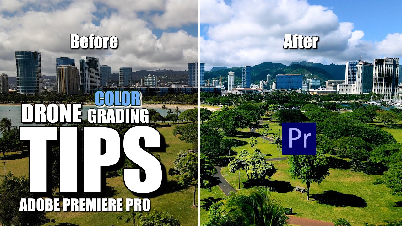 EASY Drone Color Grading Tips - Adobe Premiere Pro
