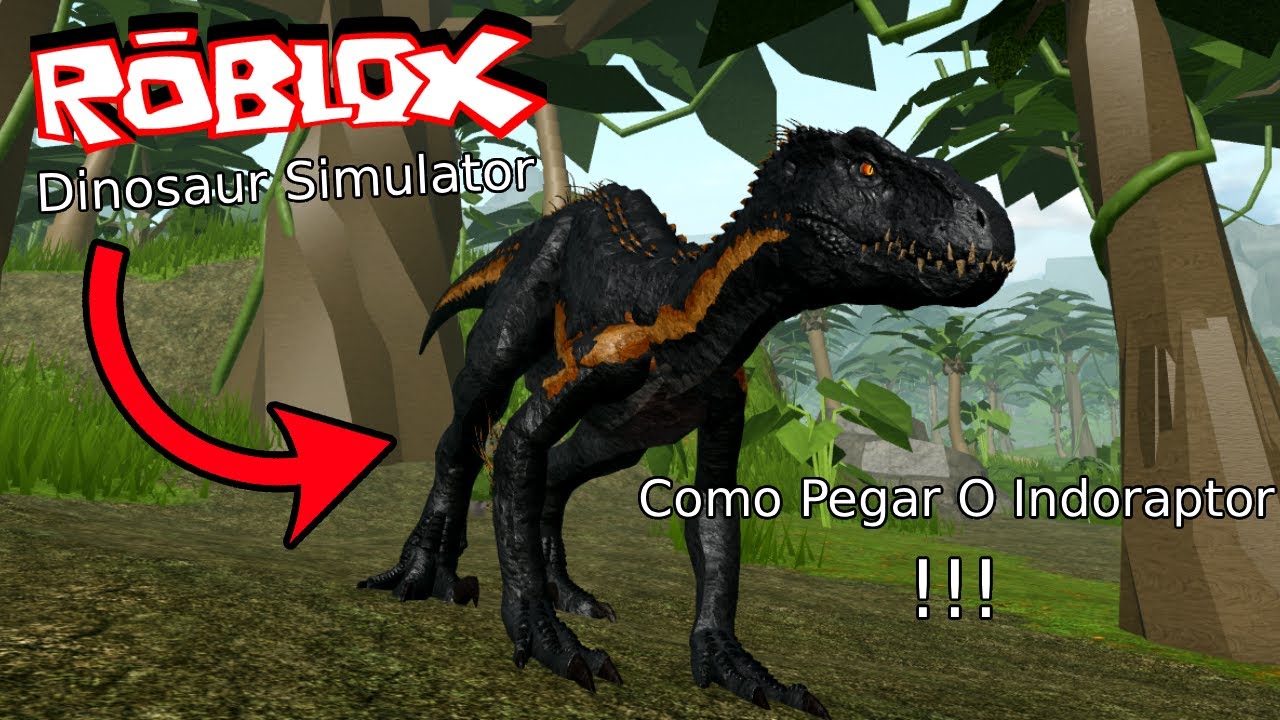 Como Pegar O Novo Indoraptor No (Dinosaur Simulator) 🦖