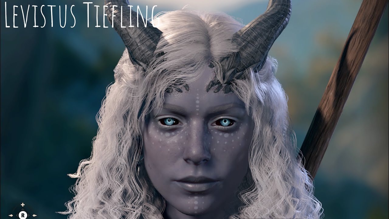 Baldur's Gate 3:Character Creation :Levistus Tiefling