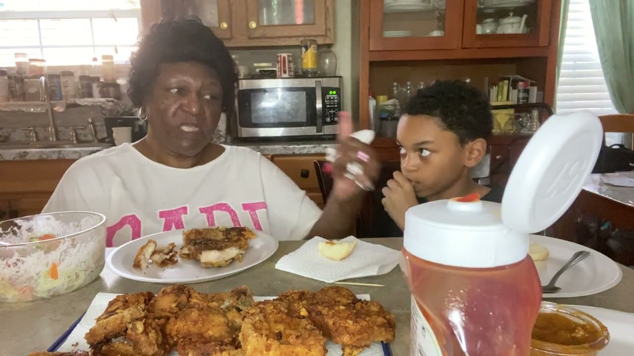 We’re having pork chops with a salad King’s having hotdogs