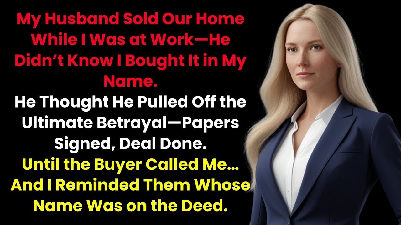 My Husband Sold Our Home While I Was at Work—He Didn’t Know I Bought It in My Name