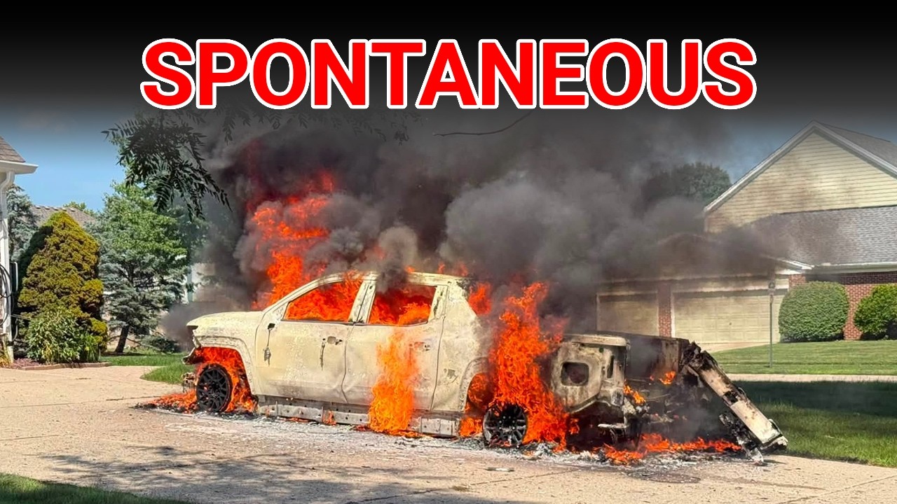Electric Silverado Catches Fire After Sitting for Two Weeks