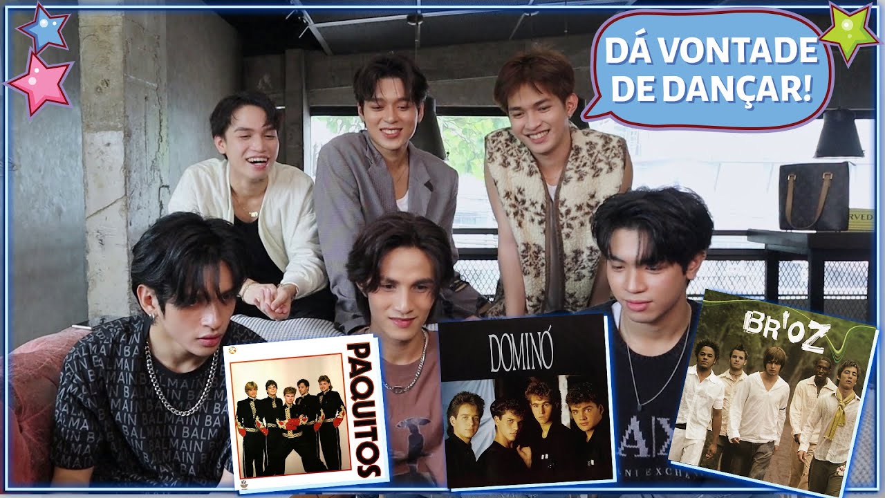 GRUPO DAS FILIPINAS REAGE A BOYBANDS BRASILEIRAS (COM SYNC)