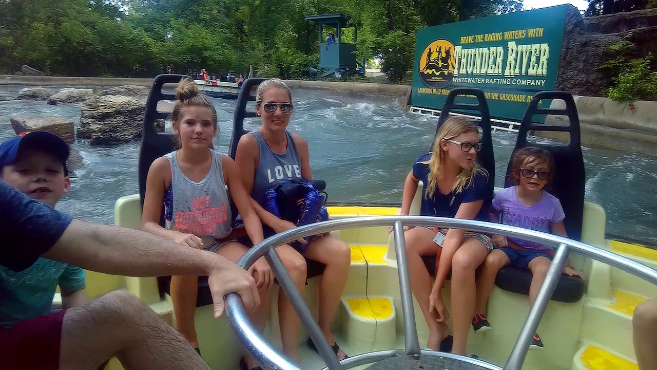 Thunder River POV At Six Flags St. louis