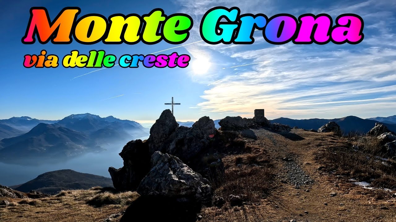 Monte Grona :anello direttissima via delle creste, sant. Amate#trekking Lombardia#Alto Lario#italia