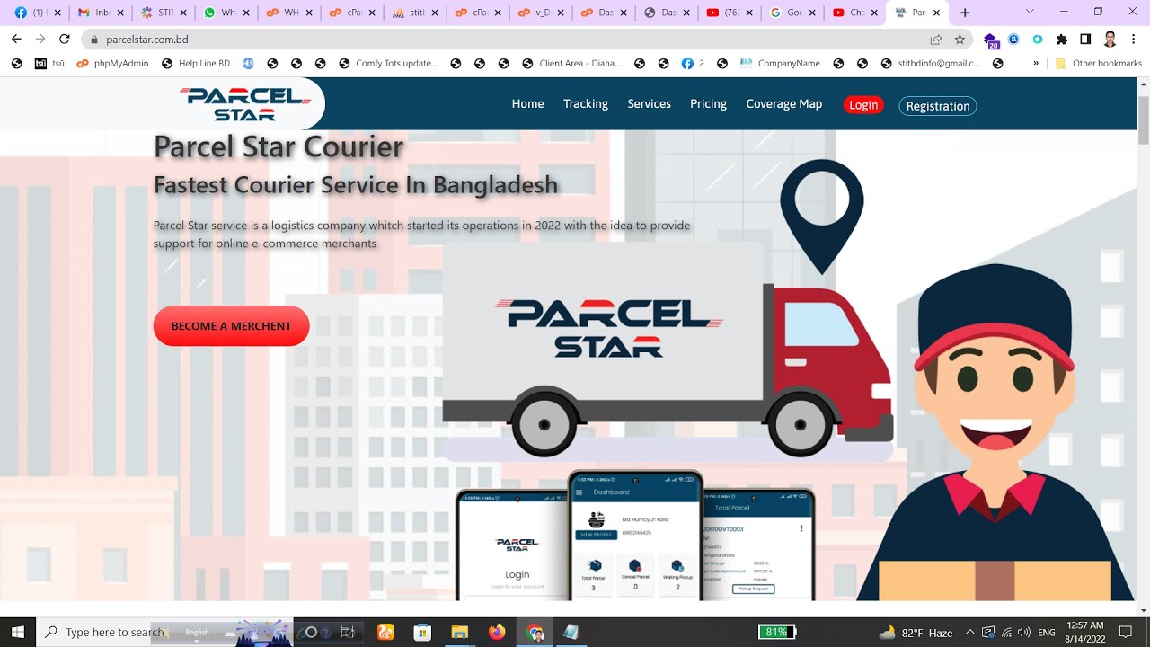 Parcel Star Courier Service Management Software Working Process Brief STITBD